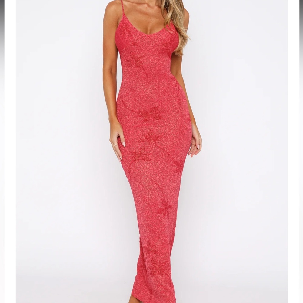 White Fox Boutique Red Maxi Dress